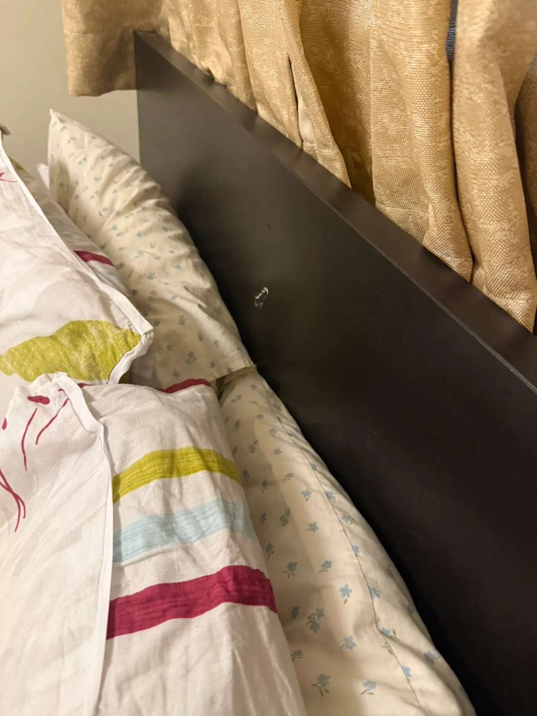 IKEA Malm Queen Bed Frame – Black-Brown – Used image indicator(3)