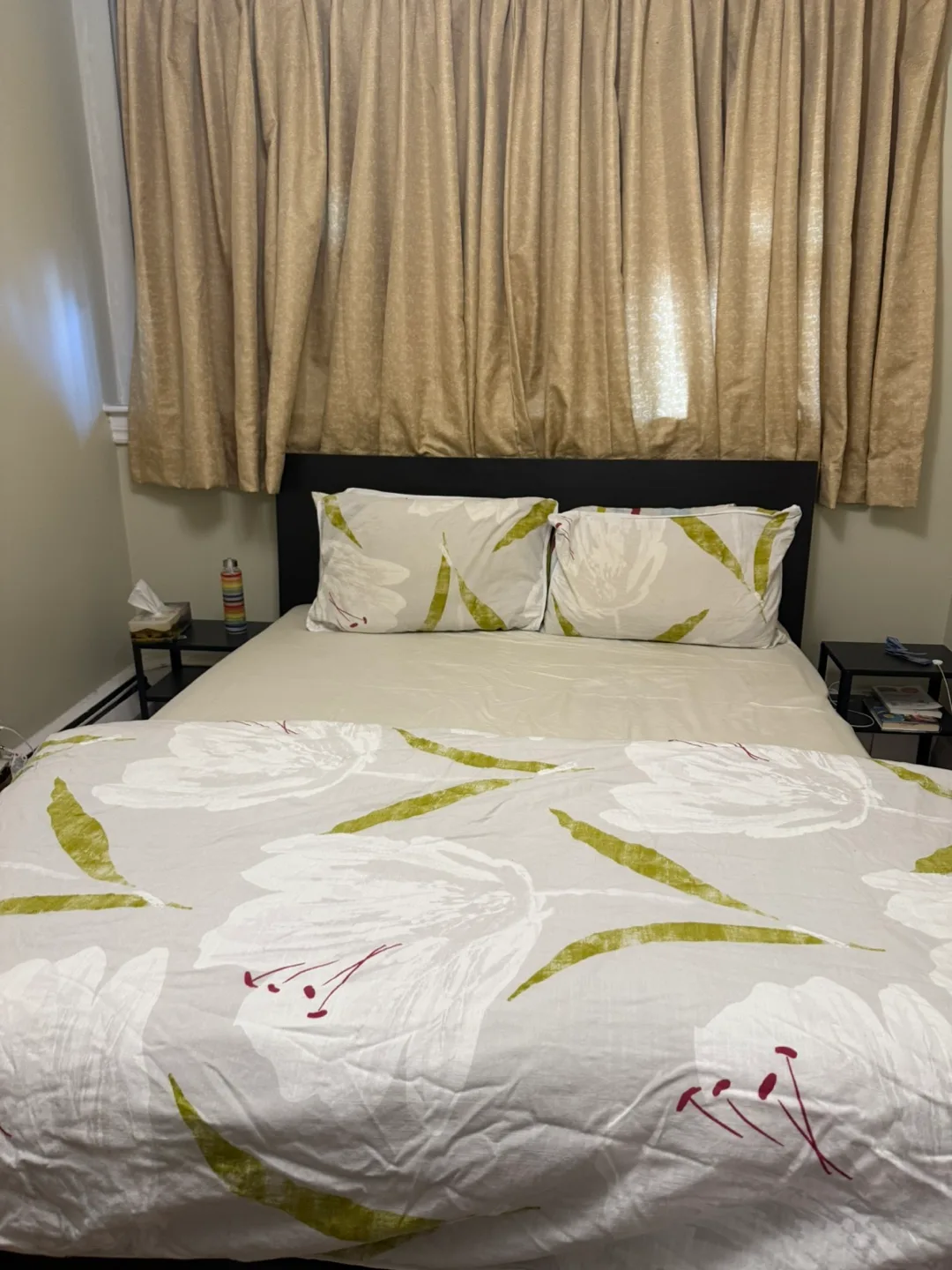 IKEA Malm Queen Bed Frame – Black-Brown – Used image indicator(4)