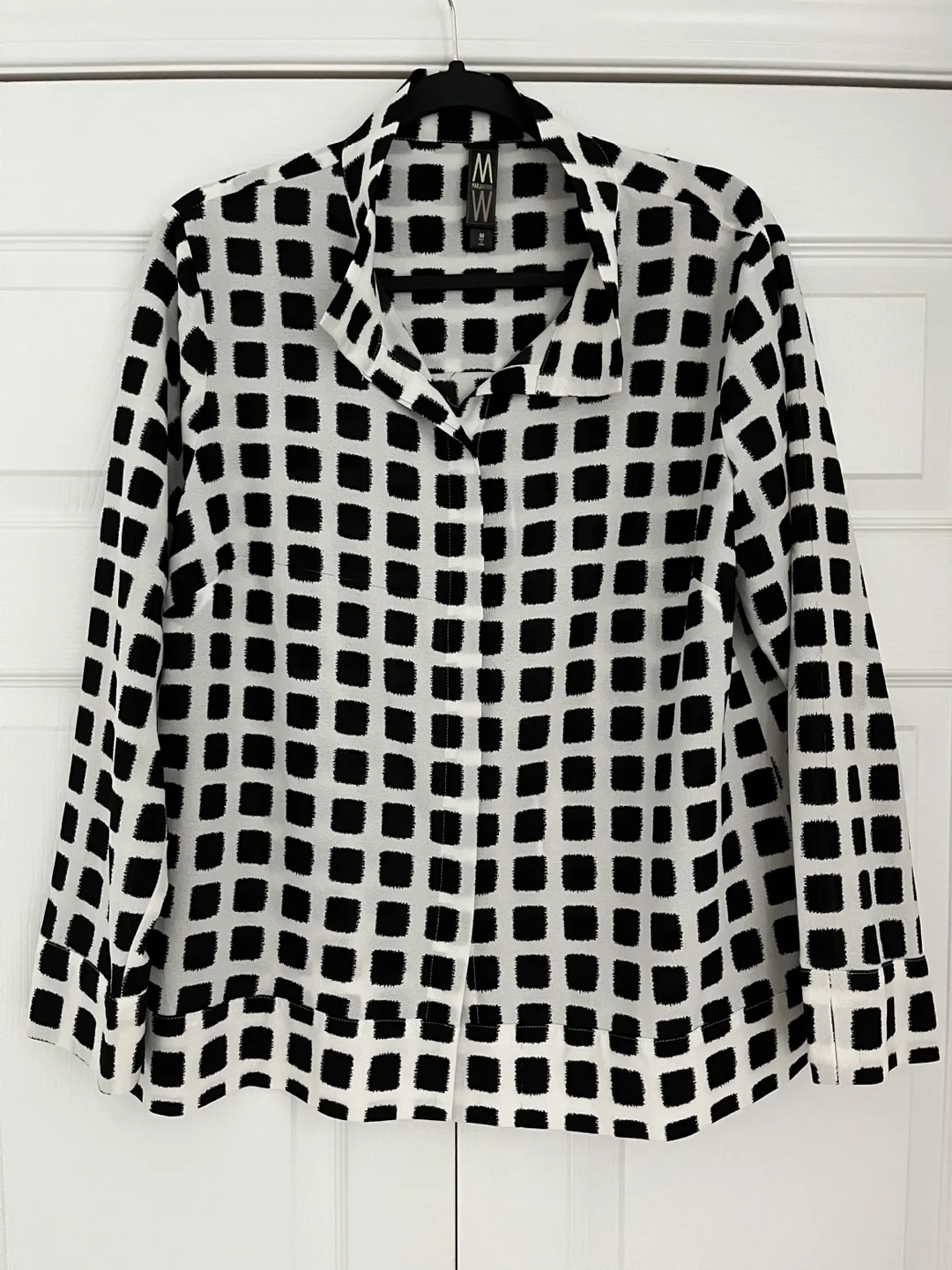Marla Wynne Black & White Shirt - Size M thumbnail