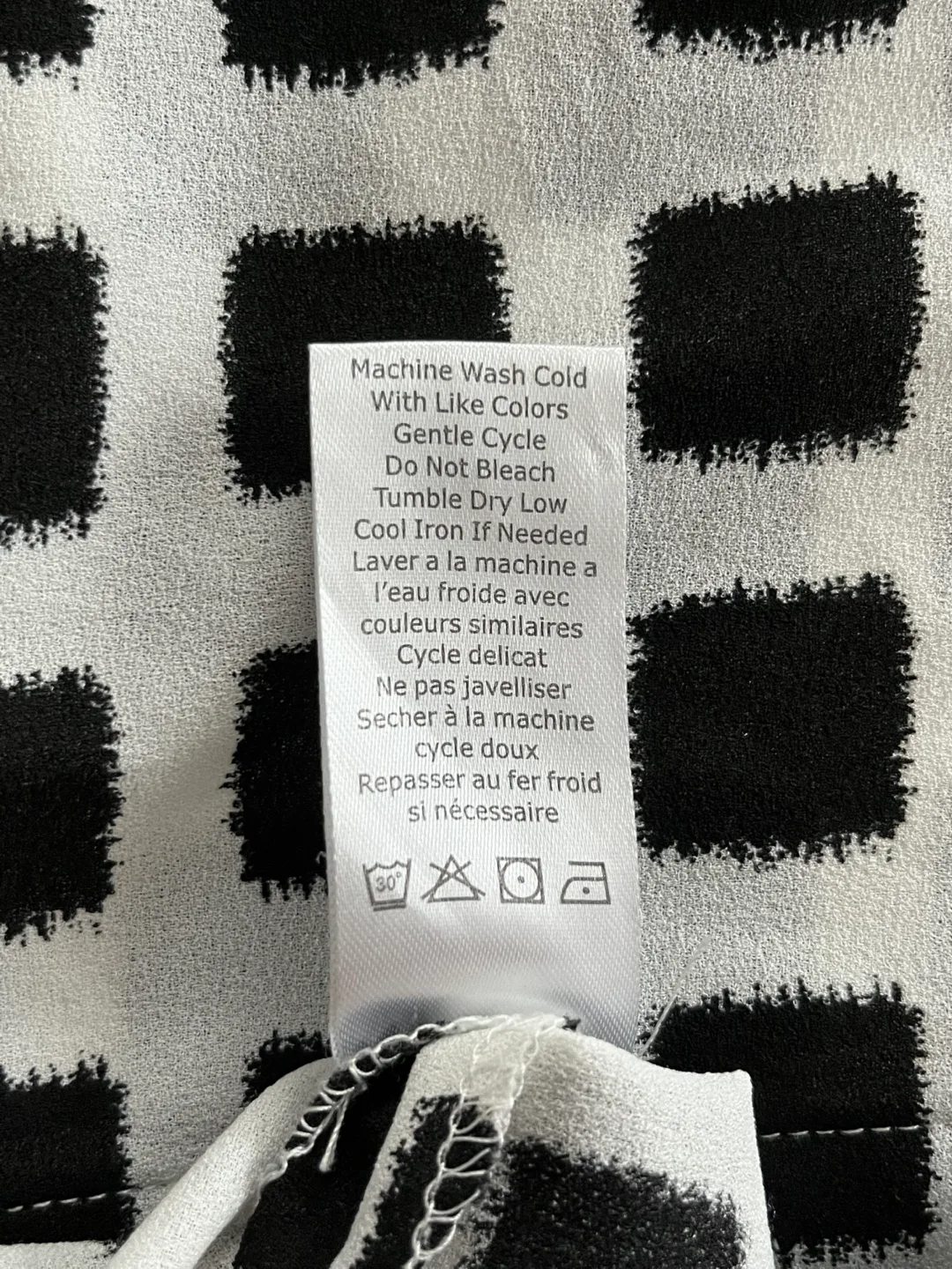 Marla Wynne Black & White Shirt - Size M image indicator(5)