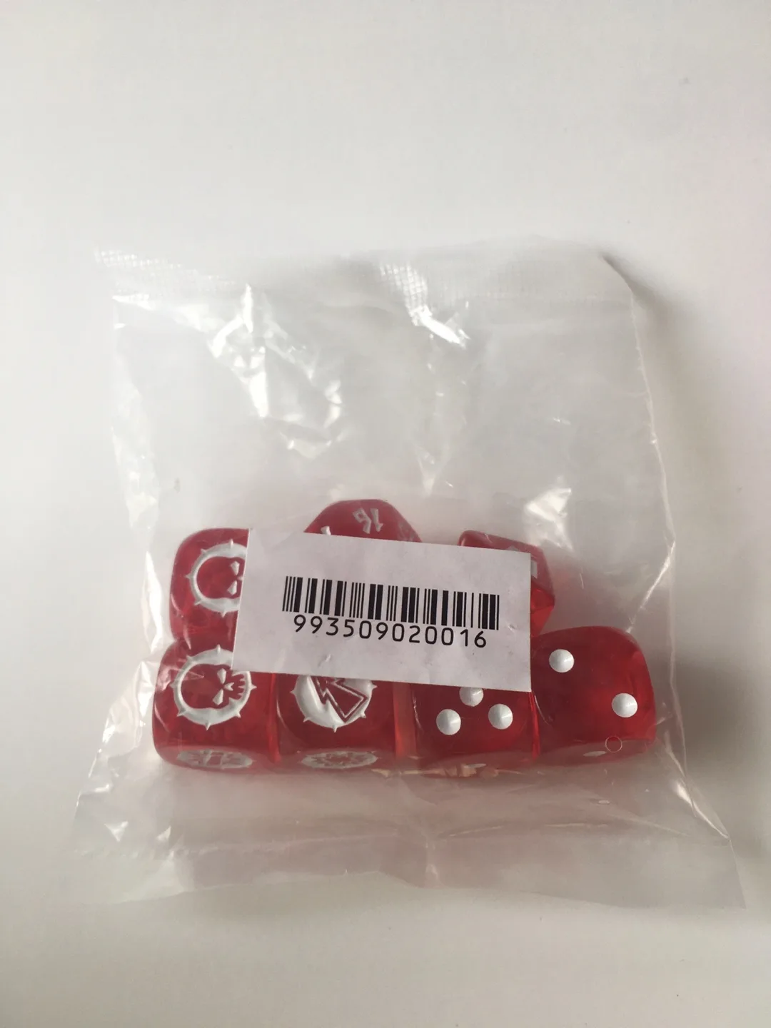 *WARHAMMER Blood Bowl Dice Set - Red* image indicator(2)