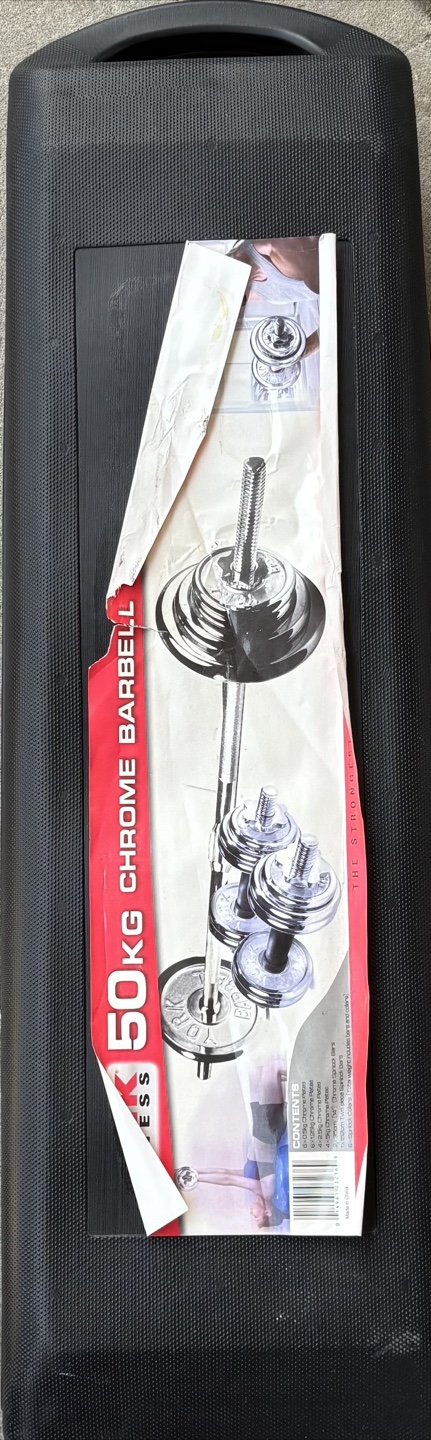 York 50KG Chrome Barbell Set - photo 3