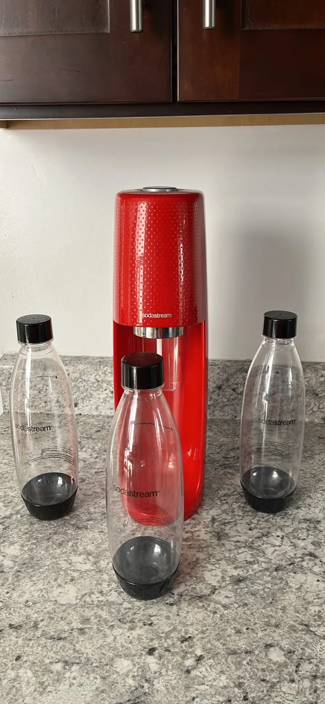SodaStream Sparkling Water Maker - Red thumbnail