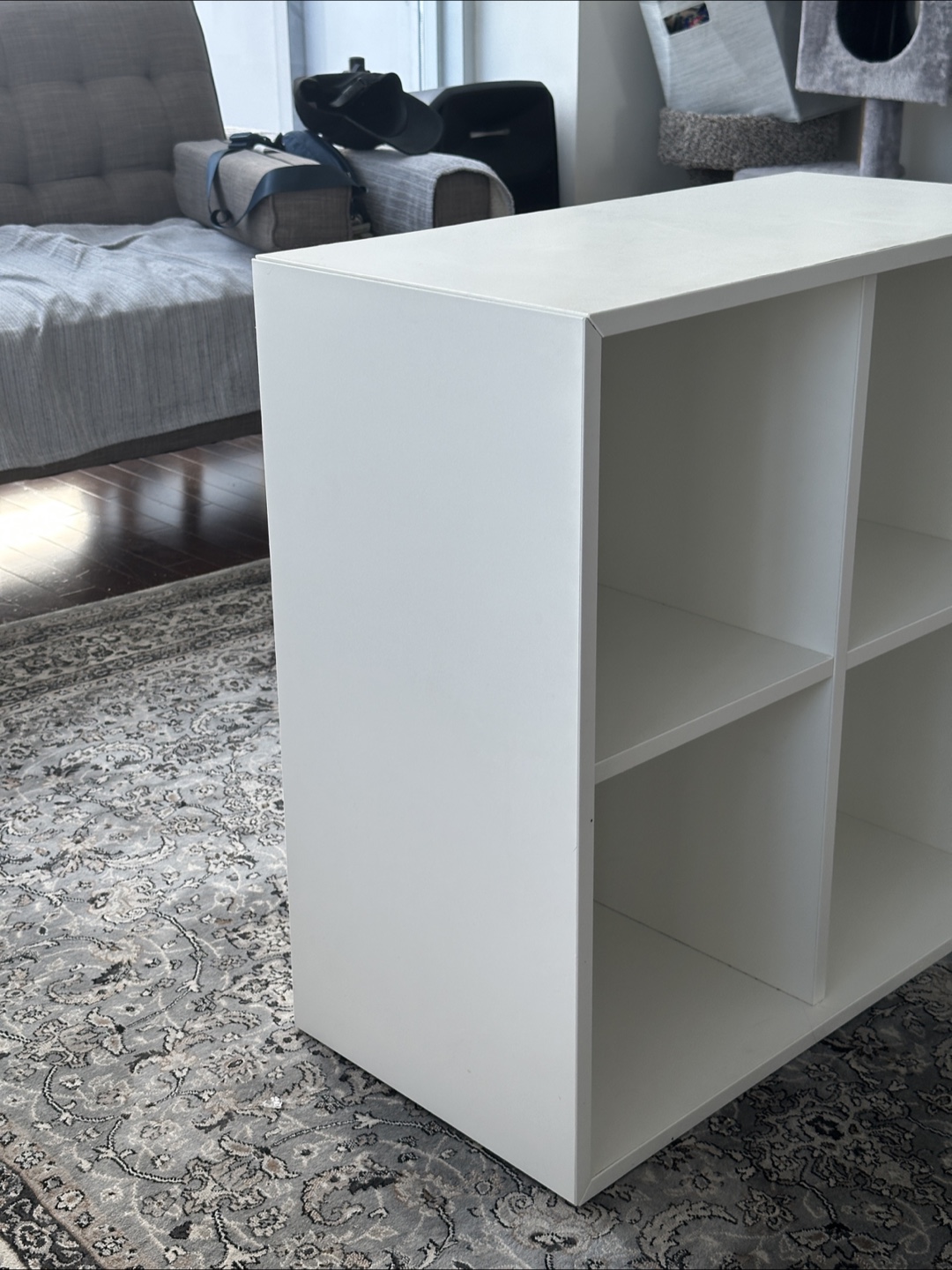 White 4-Cube Storage Shelf - photo 5