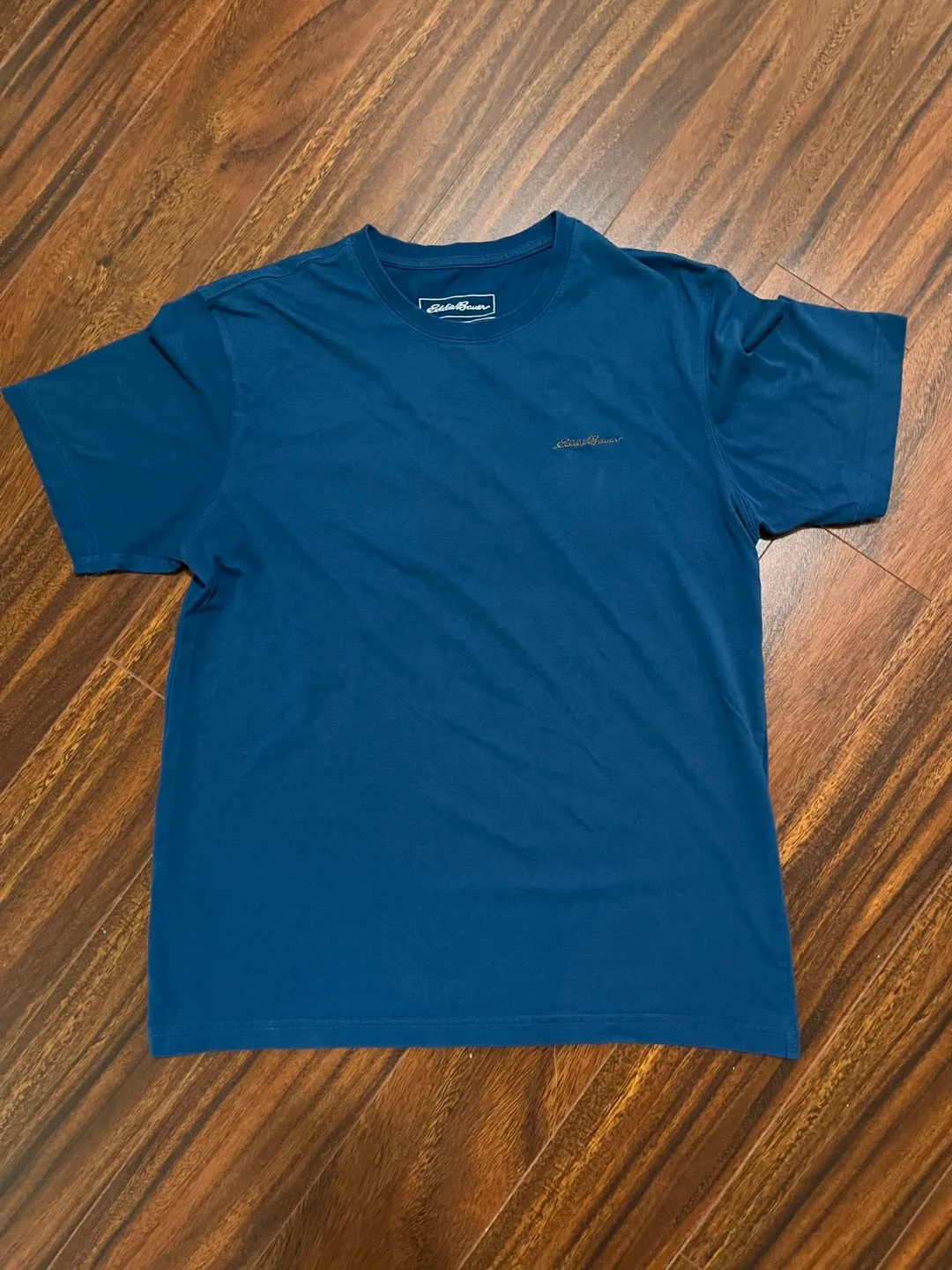 Eddie Bauer men’s small dark teal t-shirt, cotton blend thumbnail