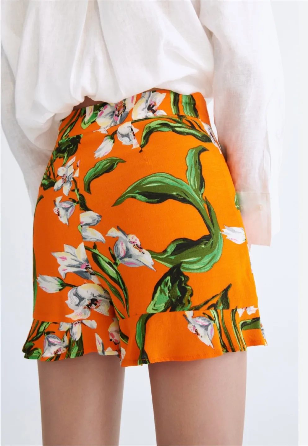 Zara Floral Print Skort - Size S image indicator(2)