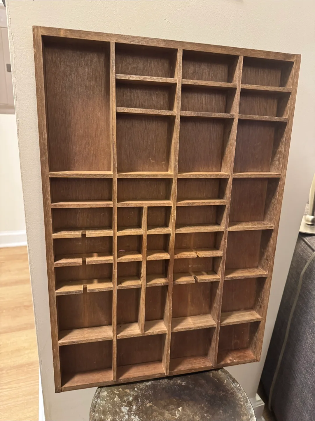 Wooden Shadow Box Display Case thumbnail