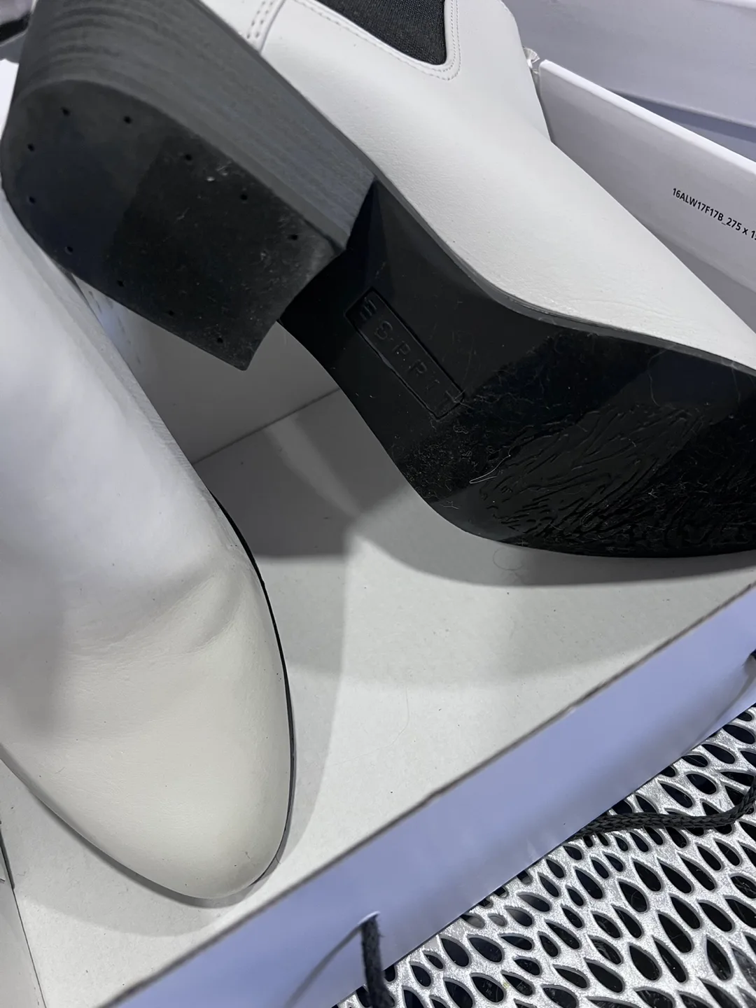 Esprit White Ankle Boots thumbnail