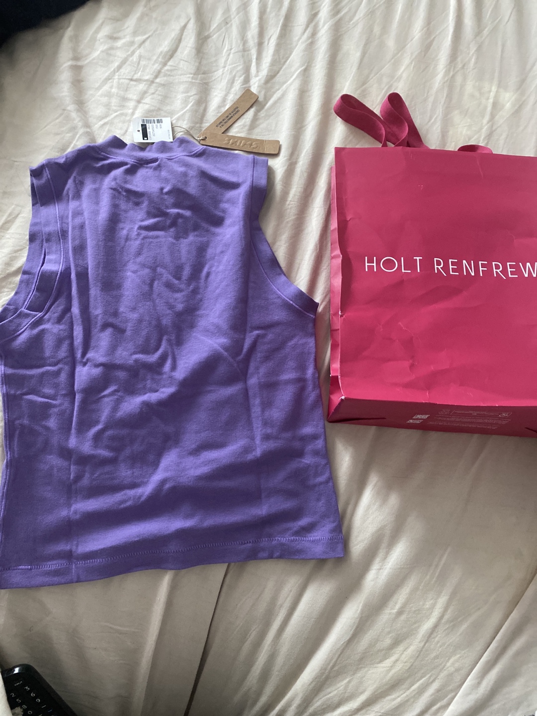 Skims Purple Tank Top - Size M - photo 2