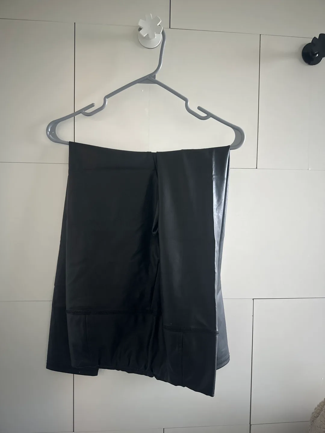 Black Faux Leather Leggings thumbnail