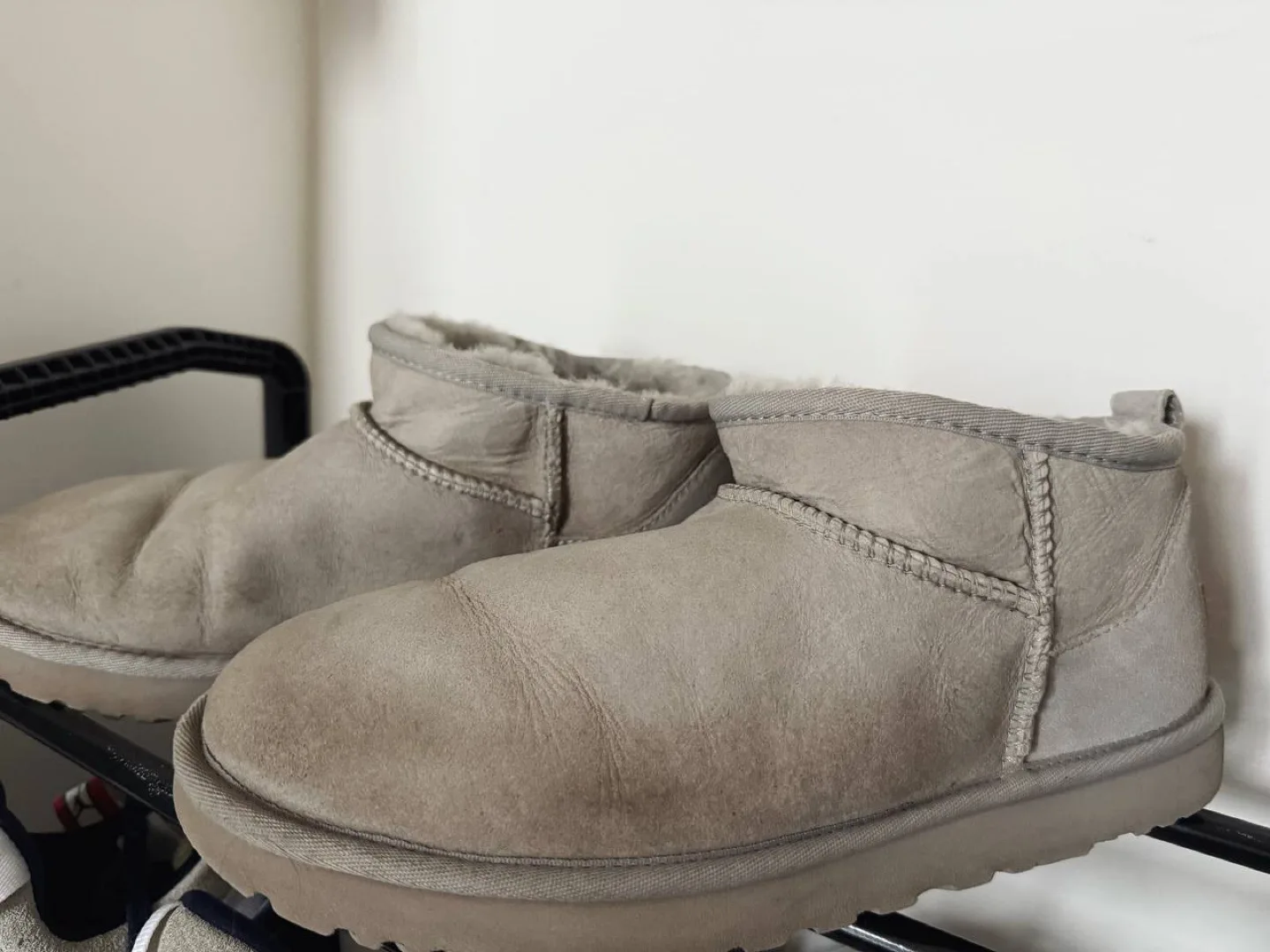 UGG Classic Ultra Mini , grey-beige, size 10 with box thumbnail