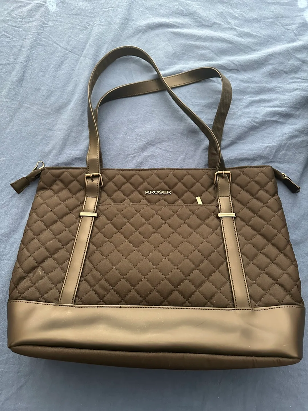 KROSER Laptop Tote Bag, Black thumbnail