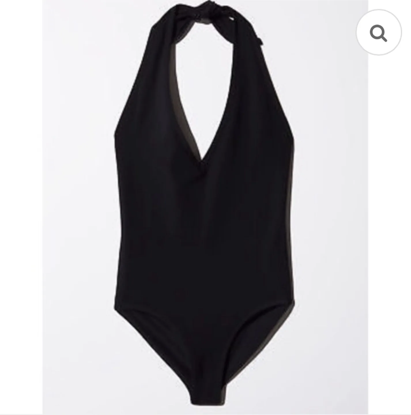 Aritzia Wilfred Halter Bodysuit Swimsuit Swimwear Top thumbnail