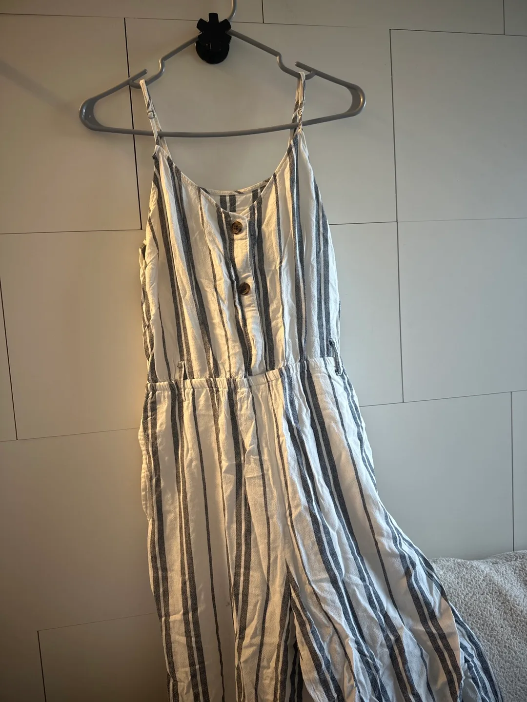 Striped Spaghetti Strap Jumpsuit thumbnail