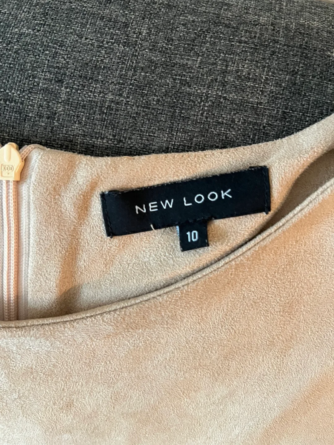 New Look Beige Dress 🇨🇦Size 10 image indicator(2)