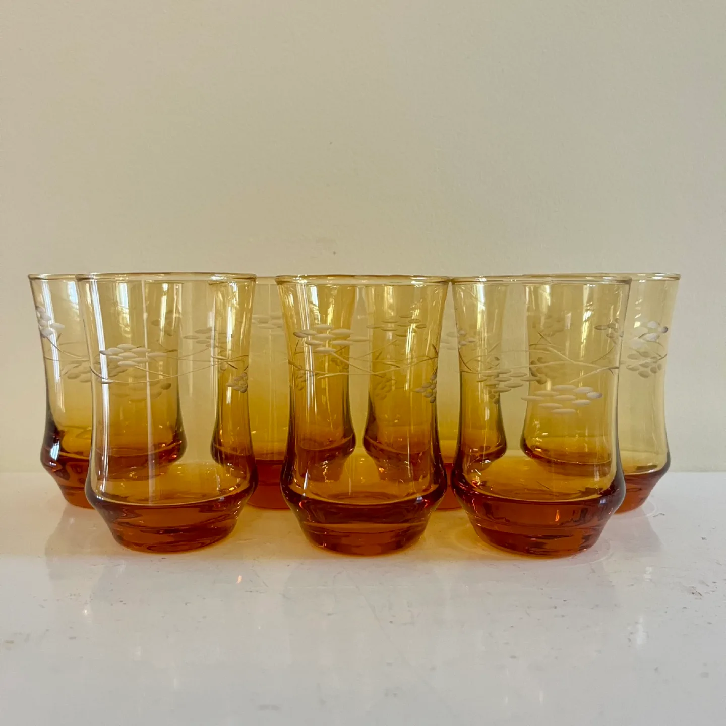 MCM Libby Gold Bounty Juice Glasses thumbnail