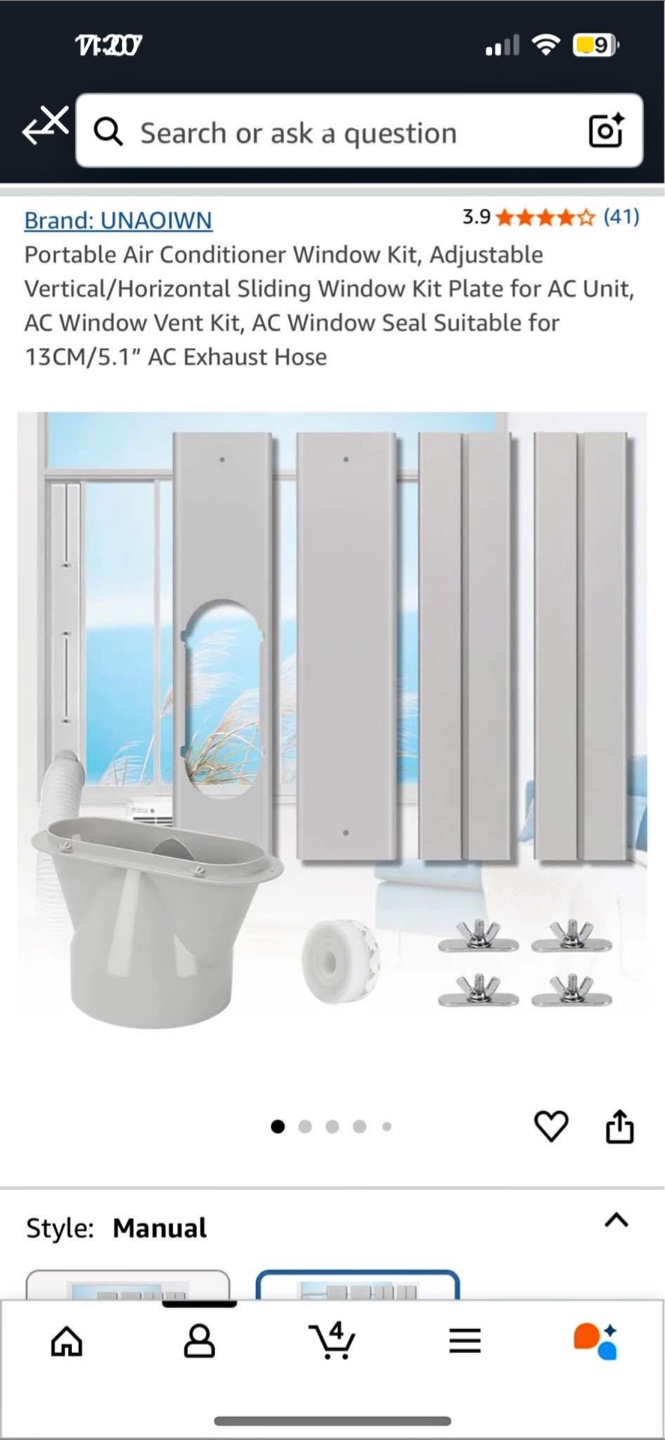 UNAQIOWN Window Seal Kit 63-120cm