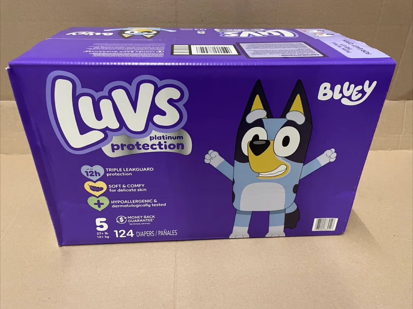 Luvs Bluey Size 5 Diapers thumbnail
