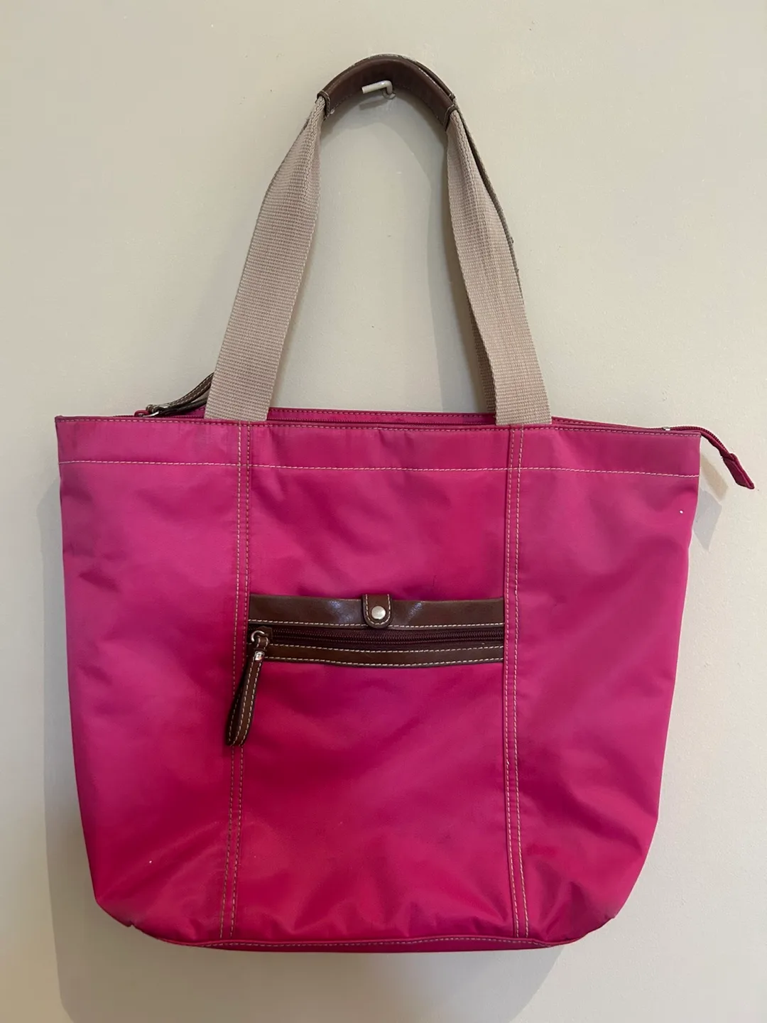 Nine West Pink Tote Bag thumbnail