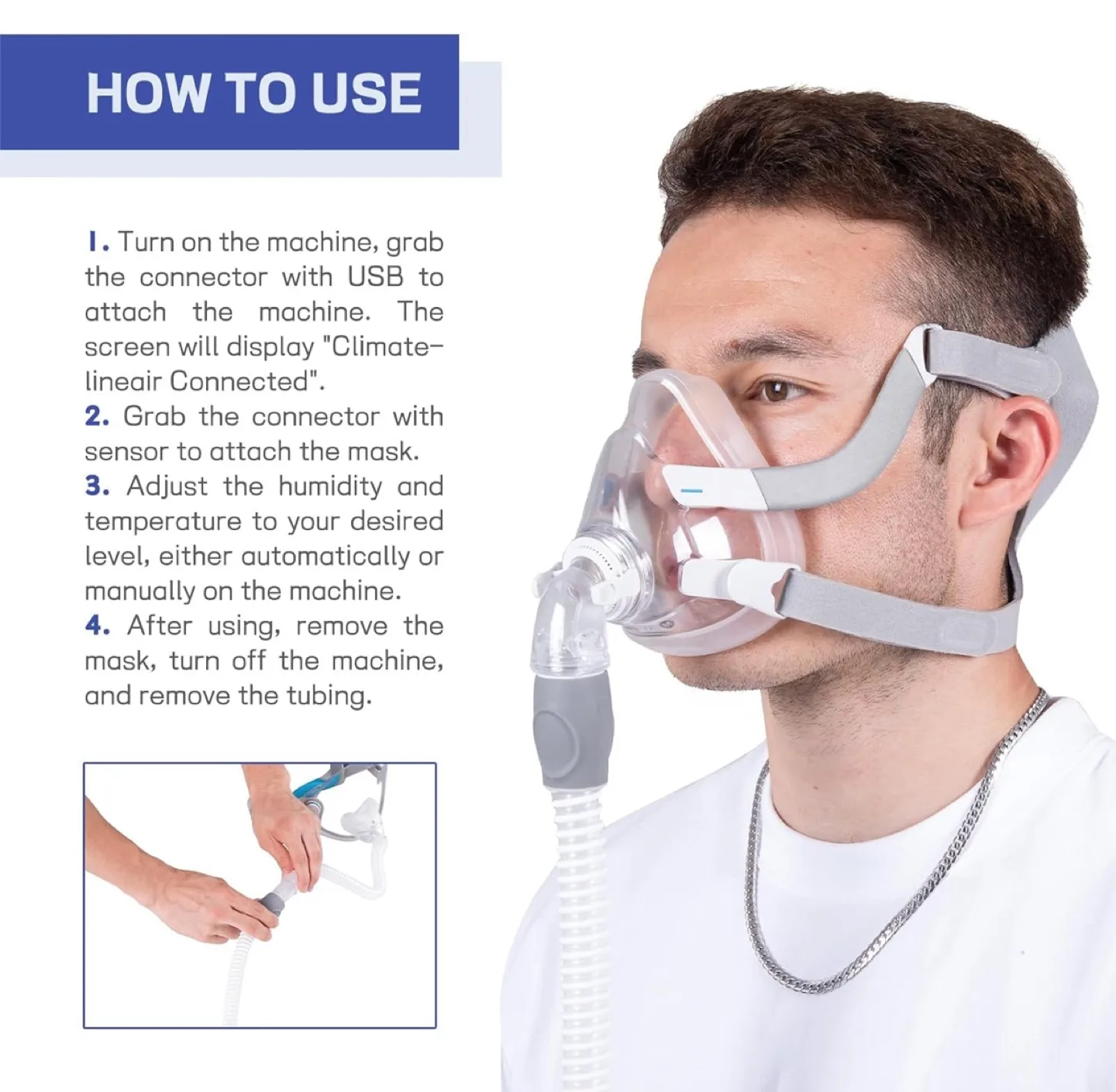 ResMed ClimateLineair CPAP Tubing thumbnail