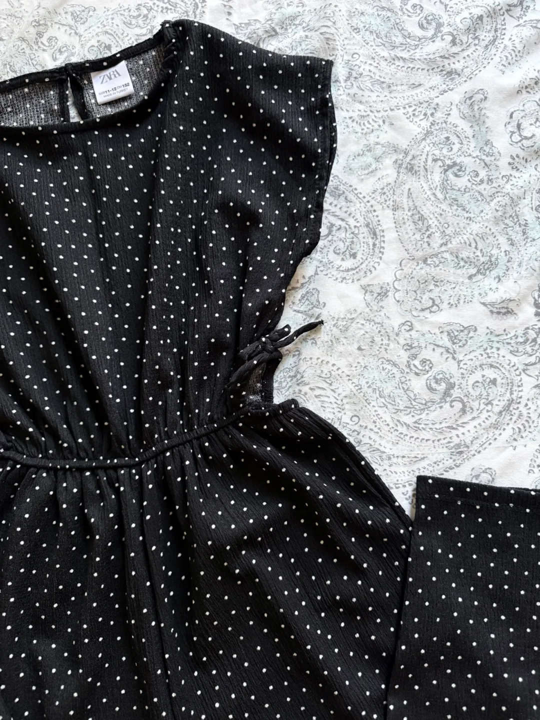 Zara Polka Dot Jumpsuit - Size 11-12 image indicator(4)