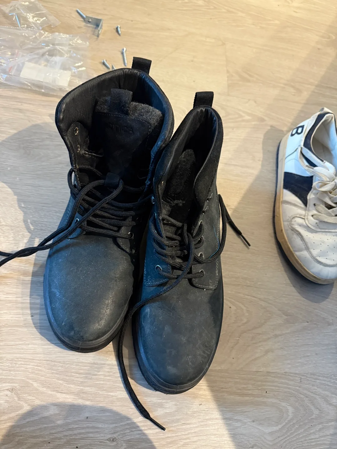 Artica Black Leather Boots - Size 41 thumbnail