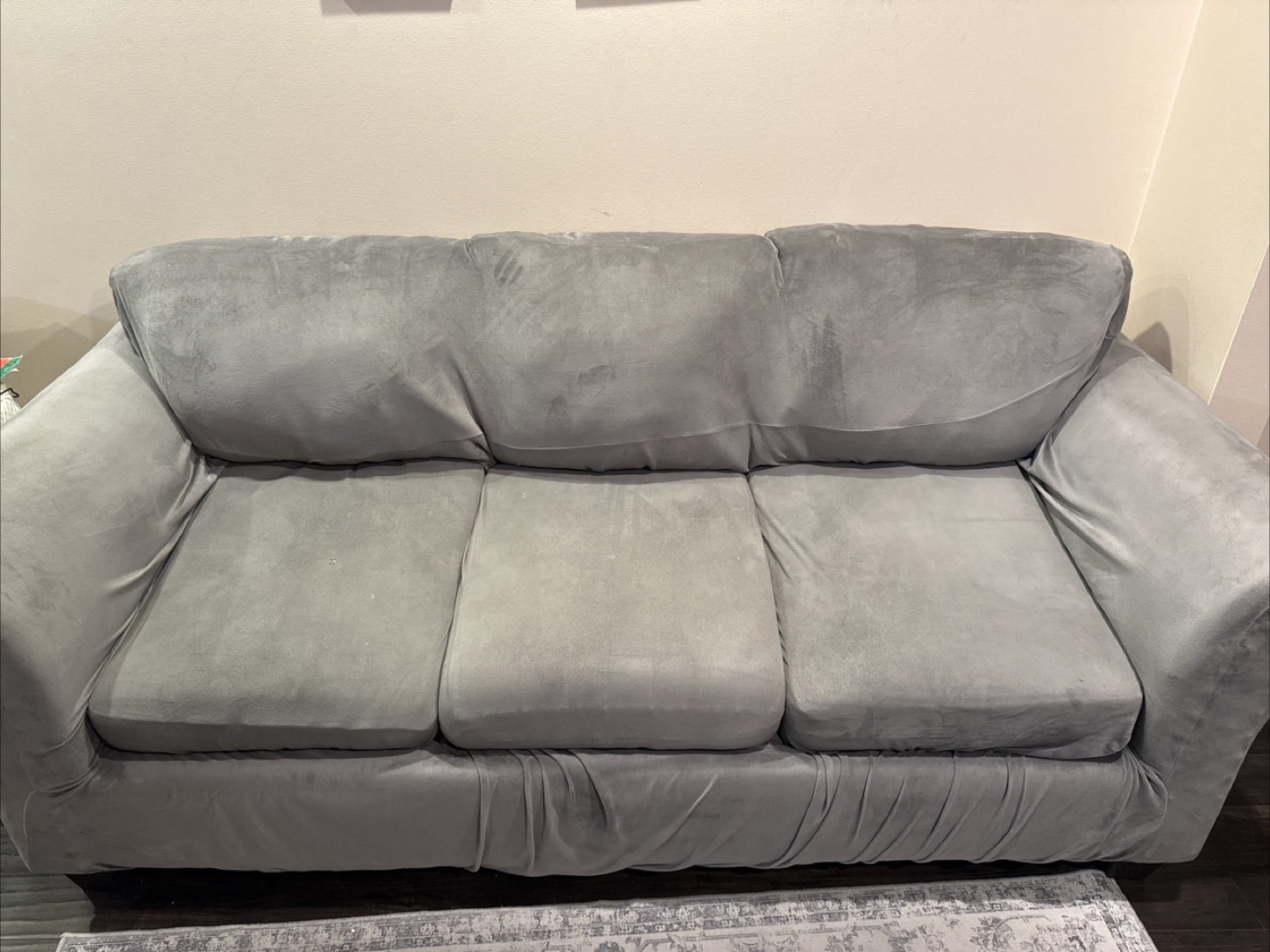 Grey 3-Seater Sofa