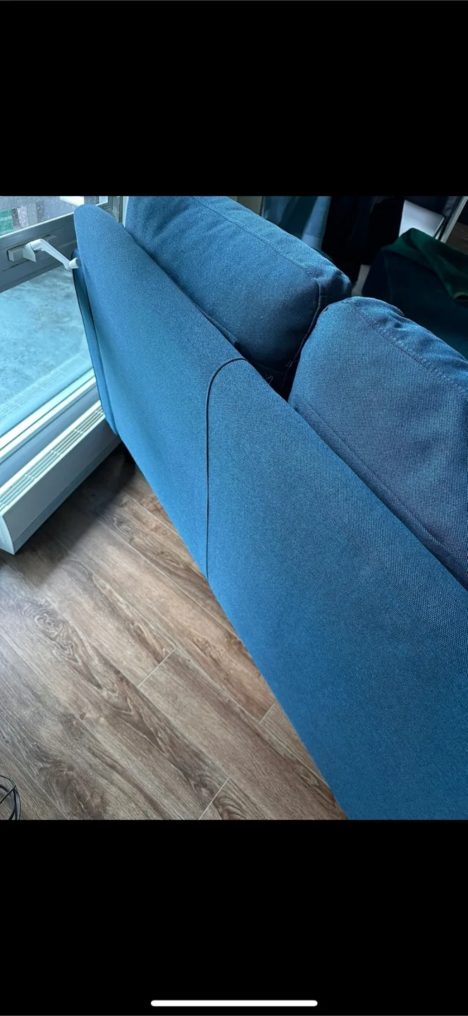 Wayfair Blue Loveseat Sofa image indicator(2)