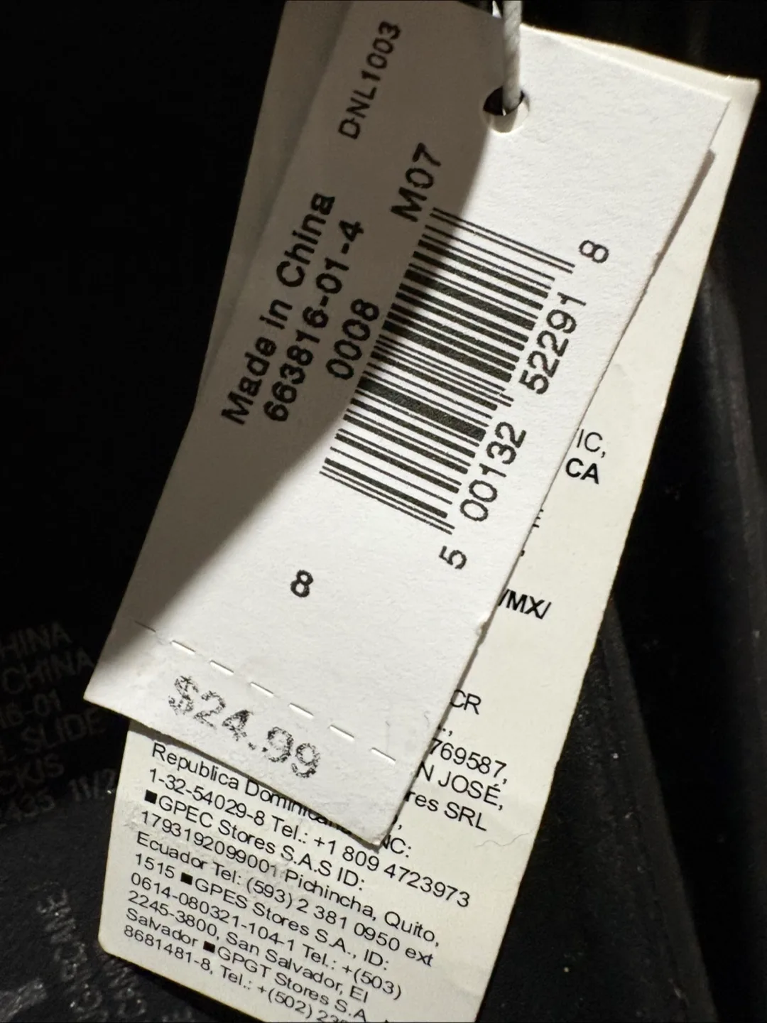 New Old Navy Black Slides - Size 8 image indicator(5)