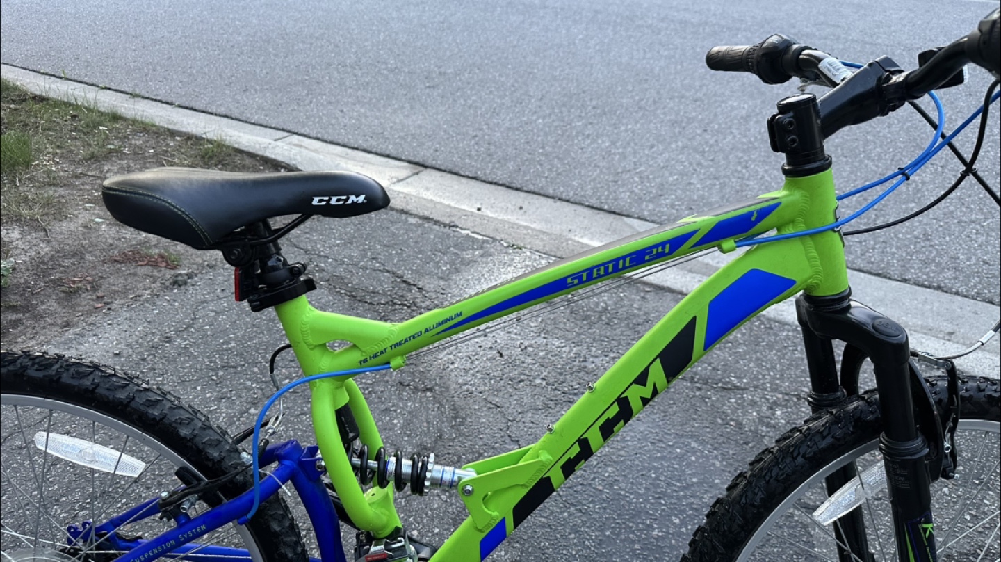 CCM Static 24" Mountain Bike - Green & Blue - photo 4