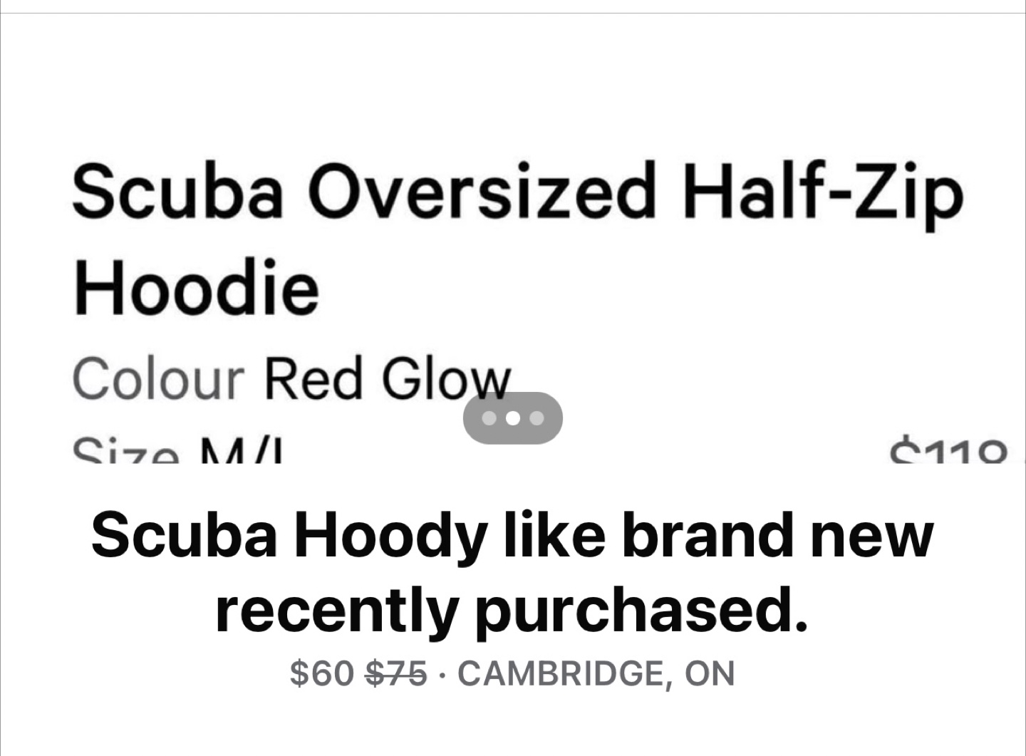 Lululemon Scuba Oversized Half-Zip Hoodie - Red Glow - photo 3
