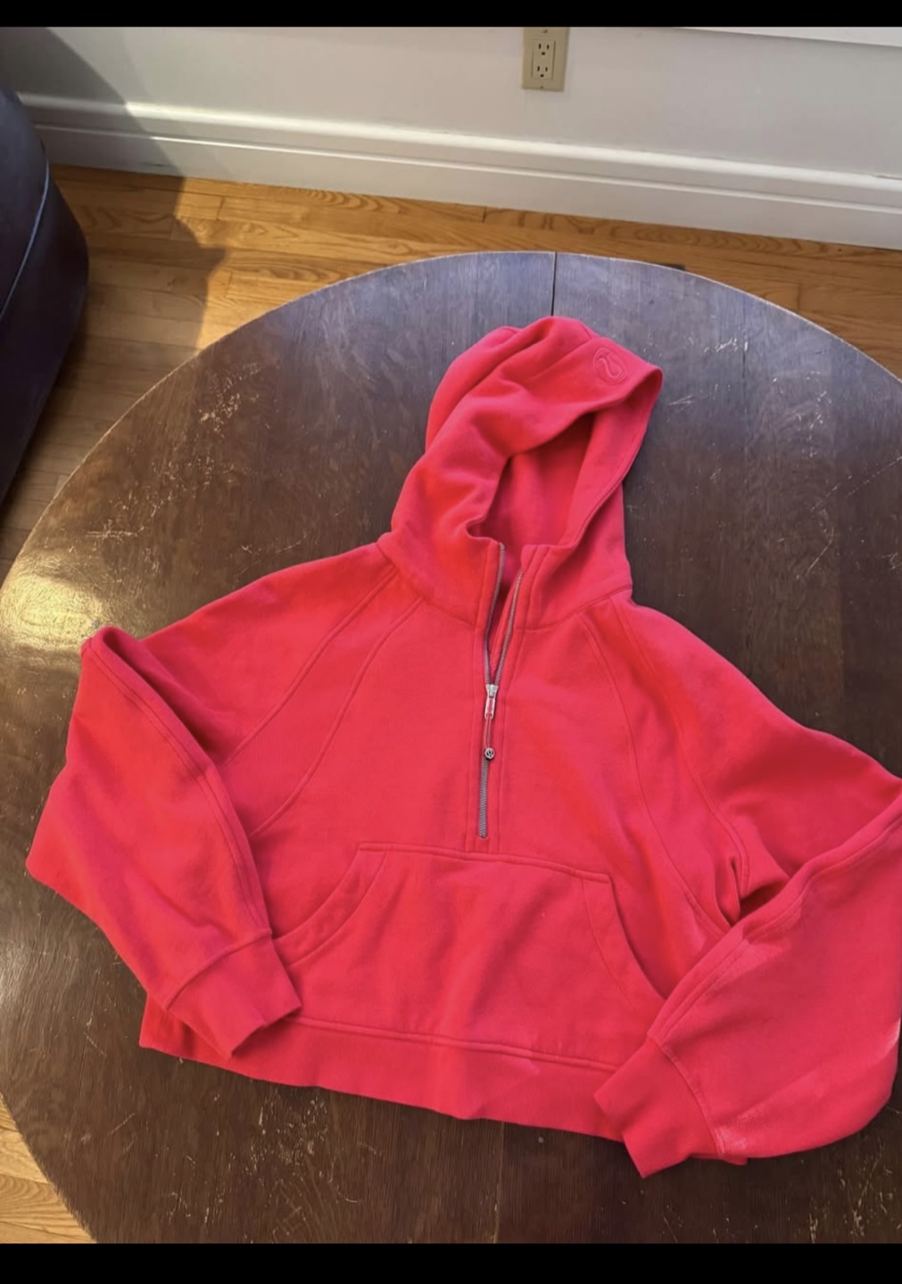 Lululemon Scuba Oversized Half-Zip Hoodie - Red Glow - photo 2