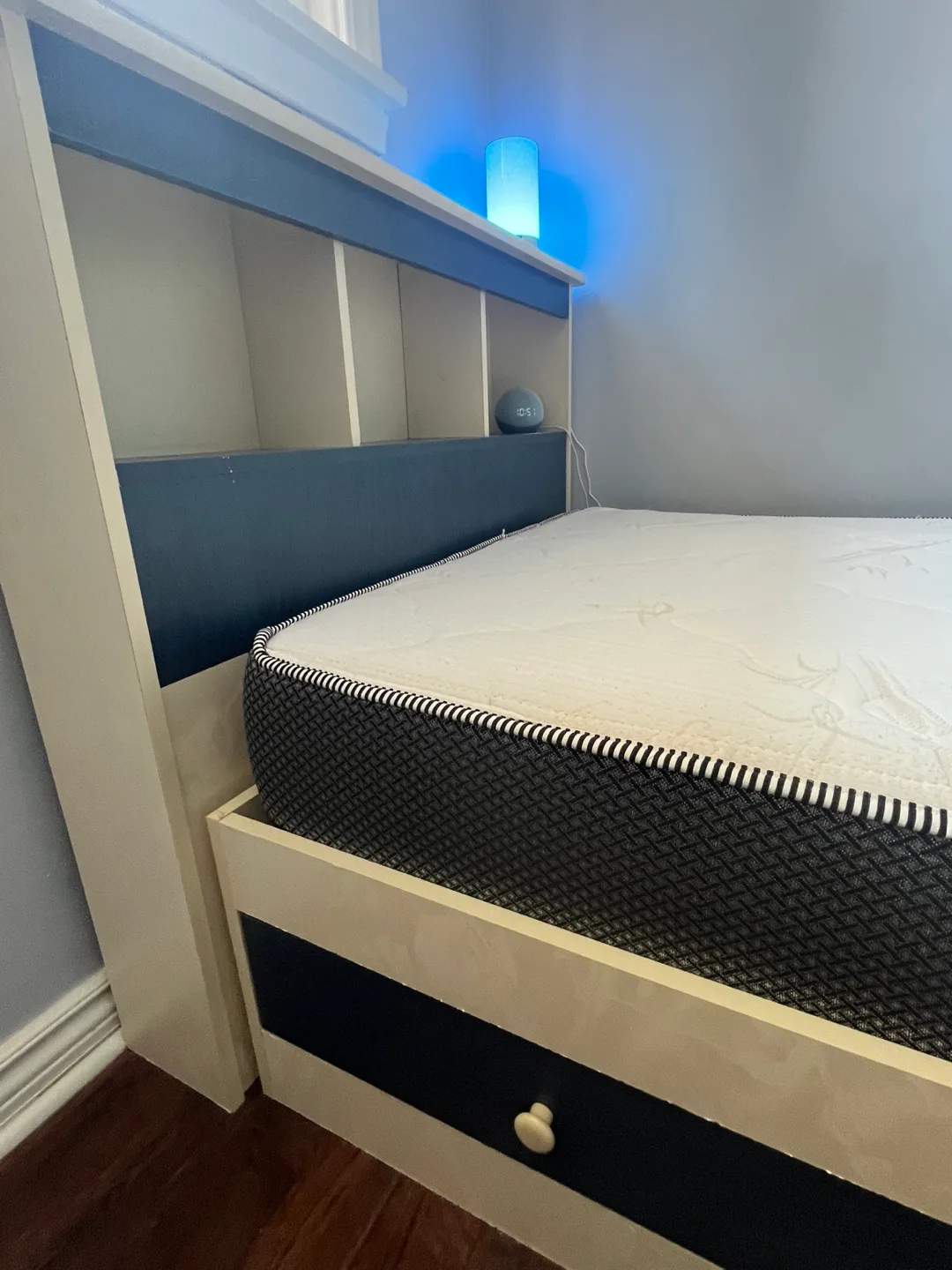 Twin Bed Frame with Storage and Headboard image indicator(4)