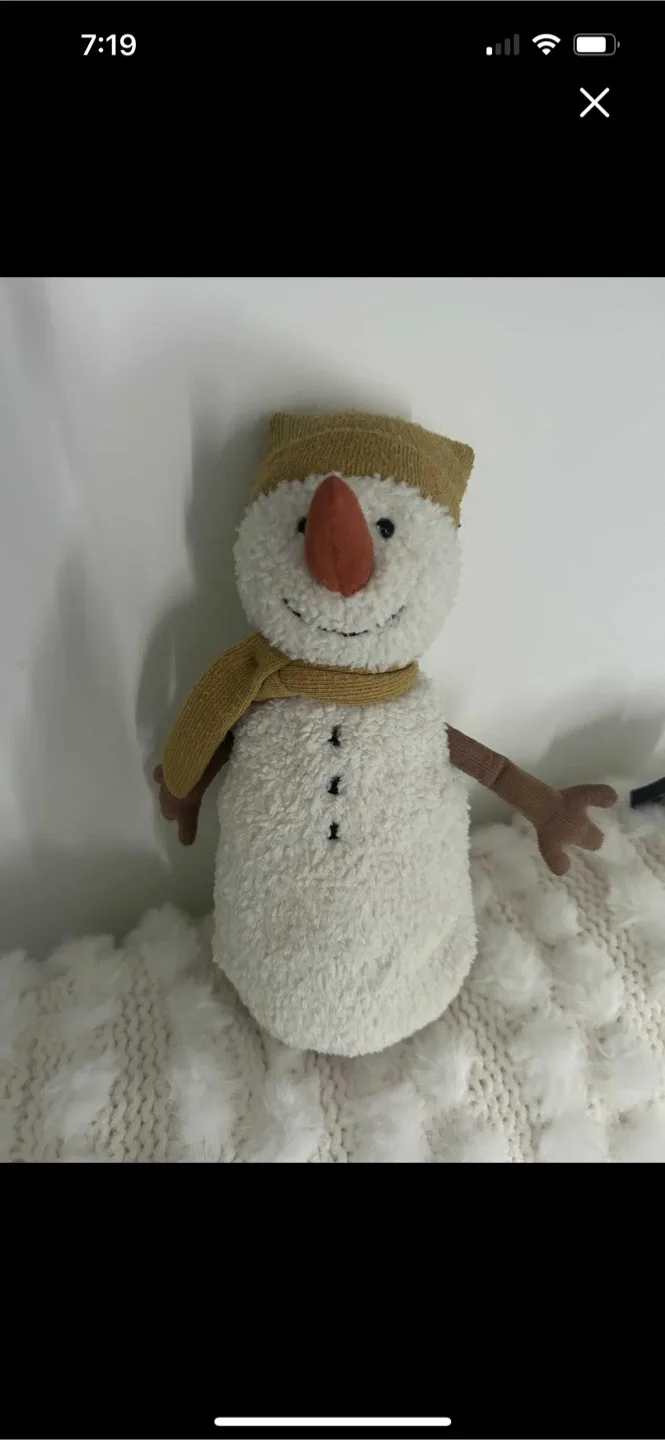 Jellycat Lenny Snowman Plush Toy thumbnail