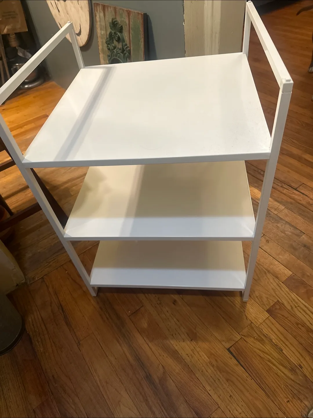 White Metal 3-Tier Shelf thumbnail