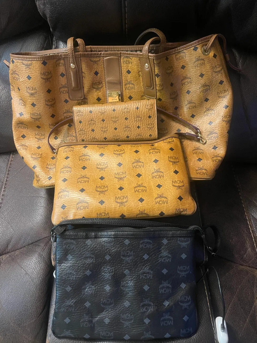 MCM Handbag, Wallet, and 2 Clutches thumbnail