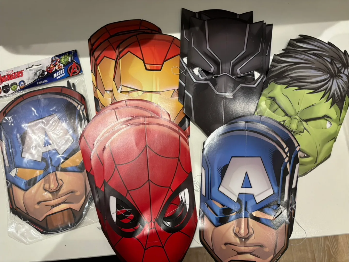 26 Marvel Avengers Powers Unite Paper Masks thumbnail
