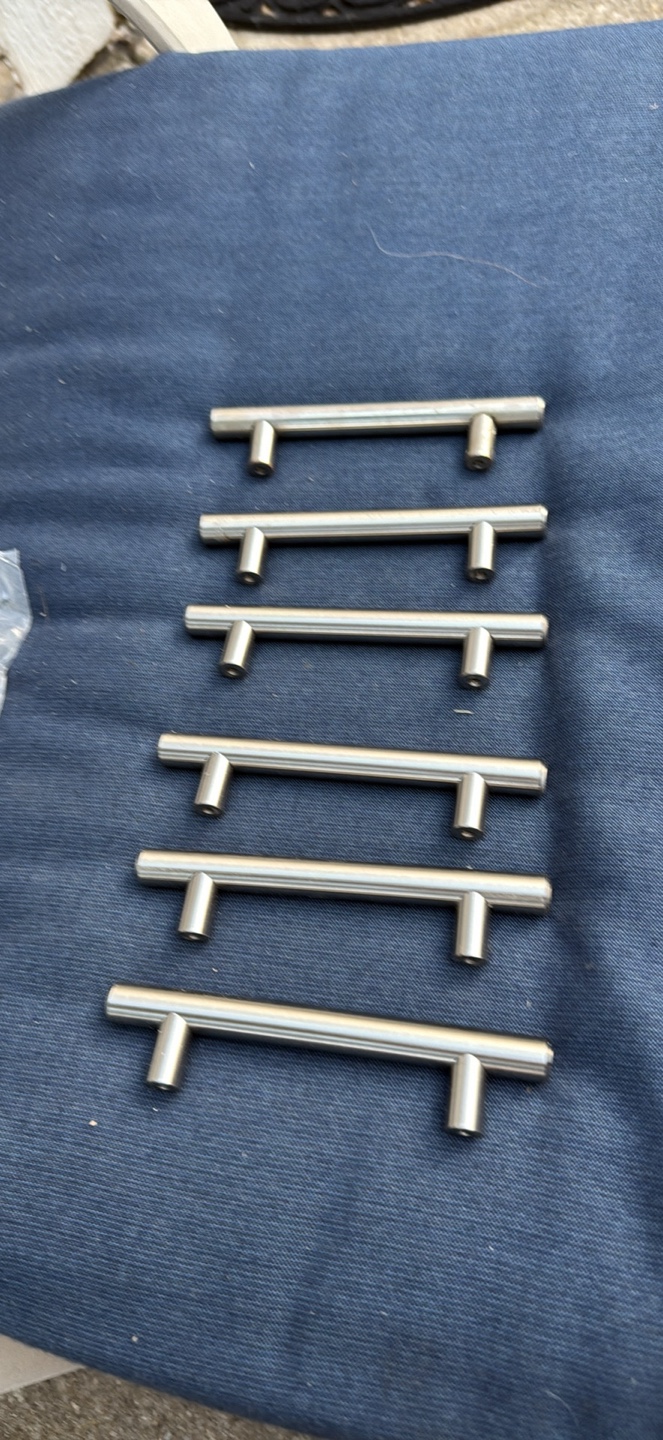 Brushed Nickel Cabinet Pulls - 5 Inch (6)