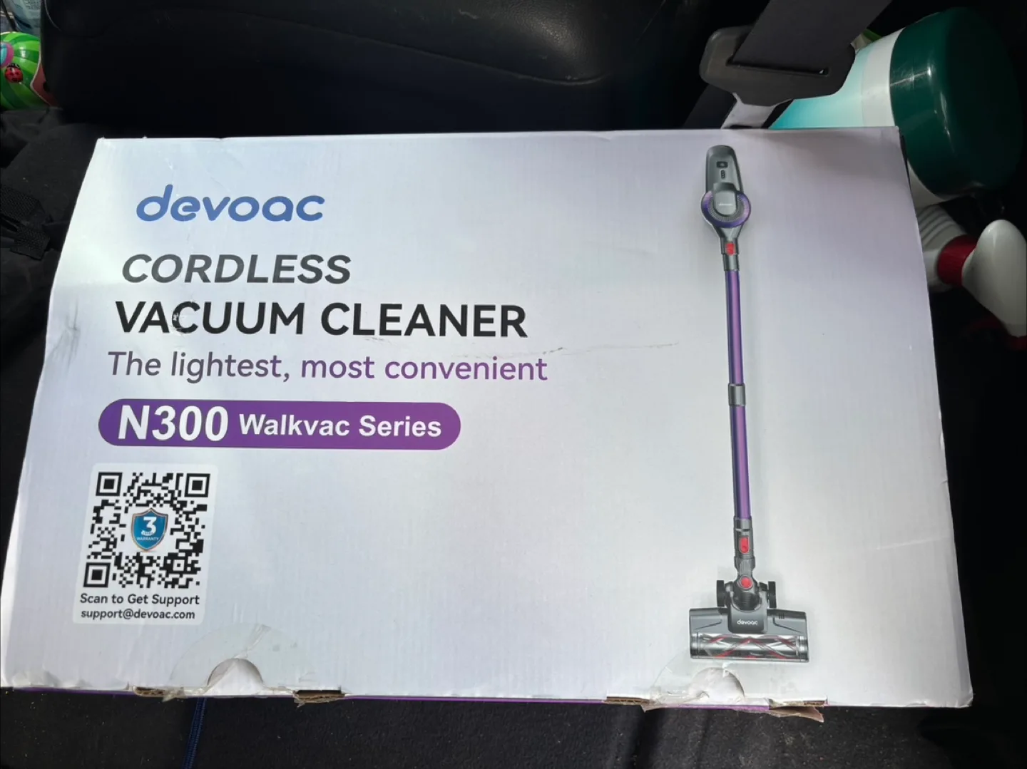 Devoac N300 Walkvac Cordless Vacuum Cleaner - NEW thumbnail