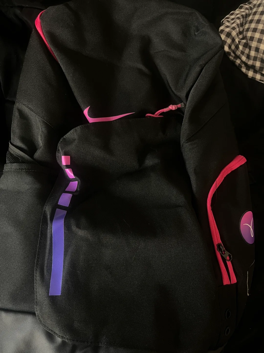 Nike Elite Backpack - Black & Pink thumbnail