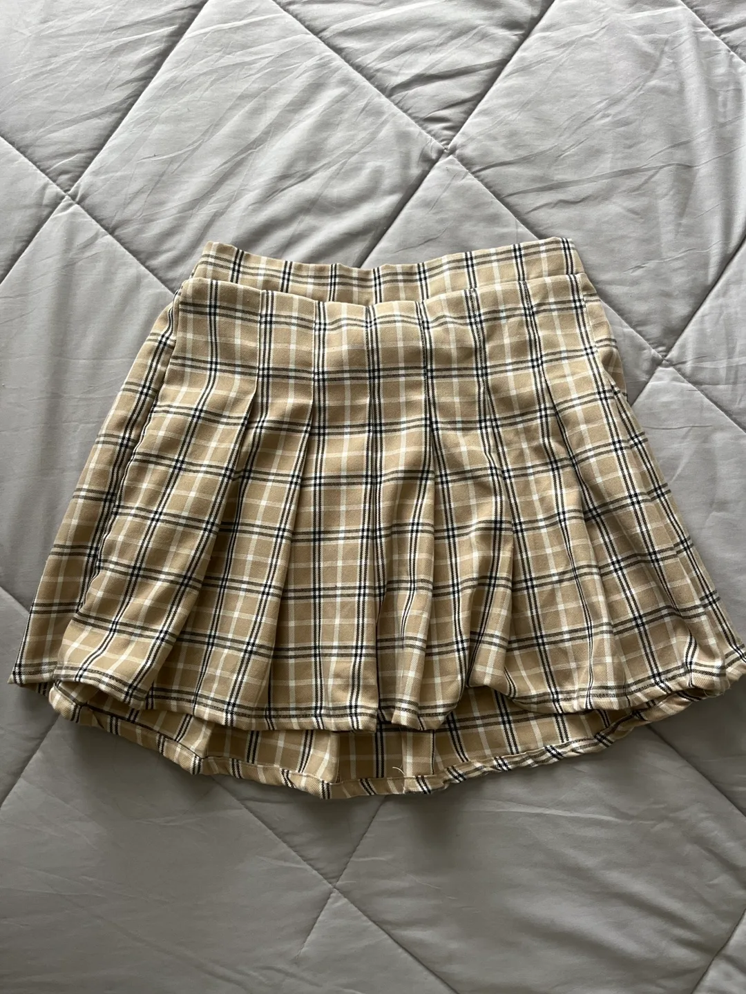 Plaid Mini Skirt - L thumbnail