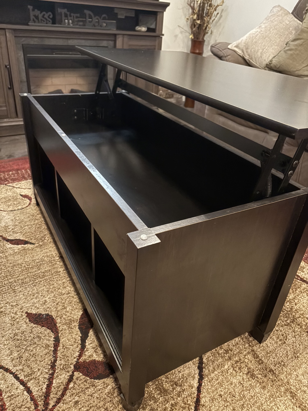 Black Lift Top Coffee Table - photo 4