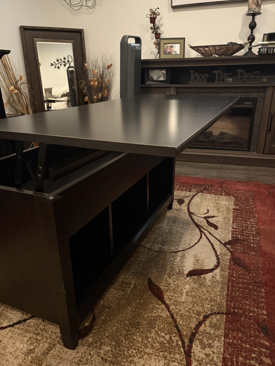Black Lift Top Coffee Table - photo 3