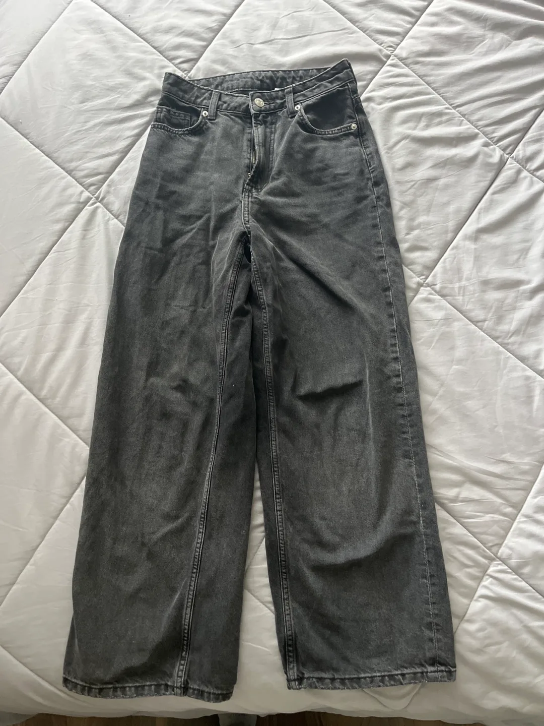 Black Straight Leg Jeans - Size 0 thumbnail