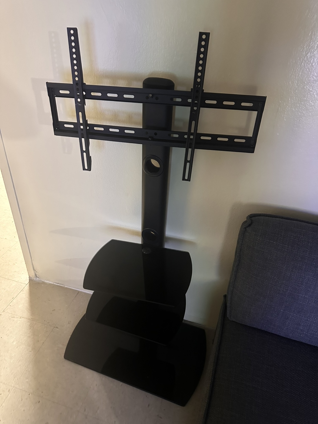 Black Universal TV Stand with Mount - photo 3