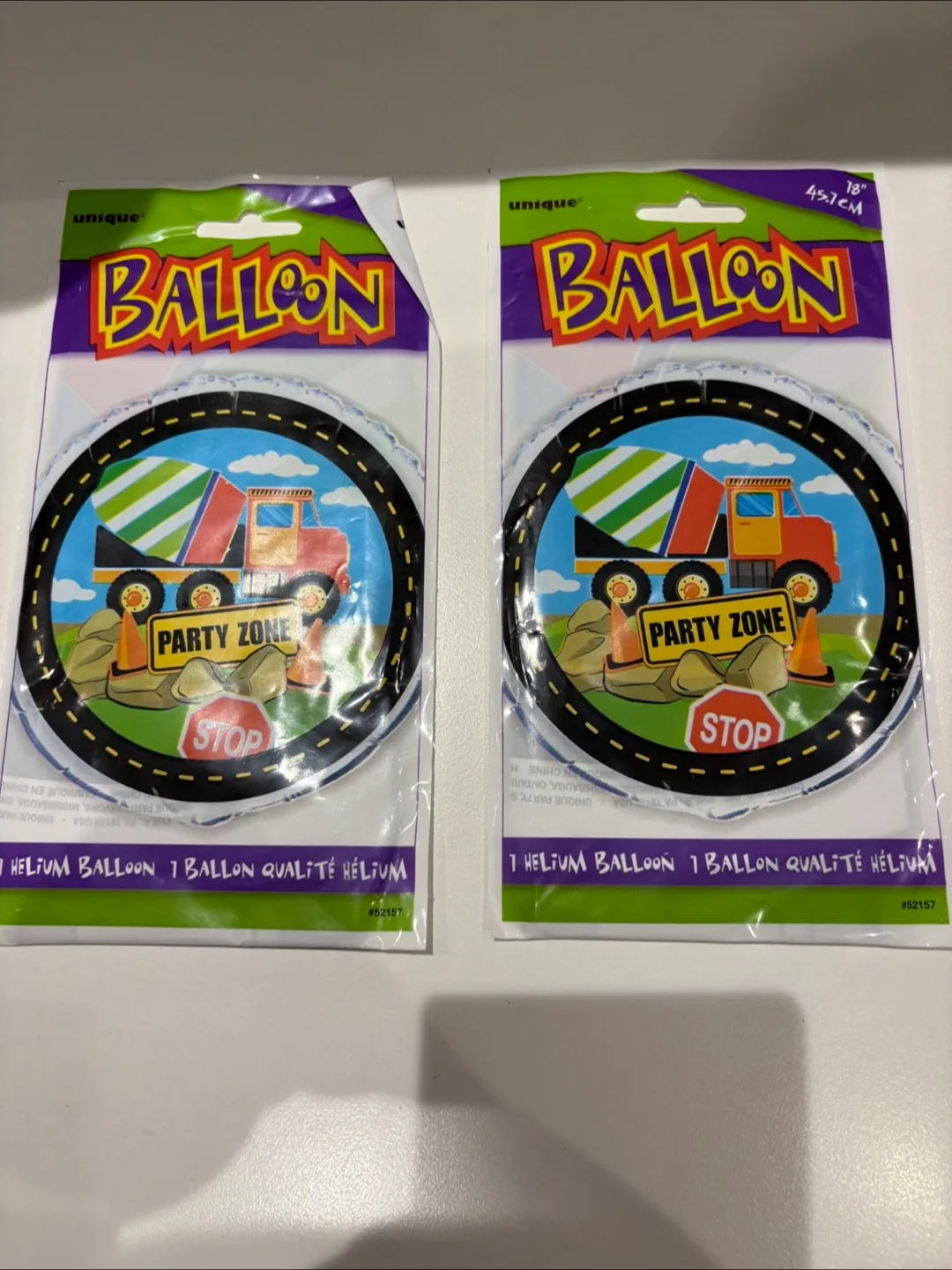2 Foil Construction Party Balloon thumbnail