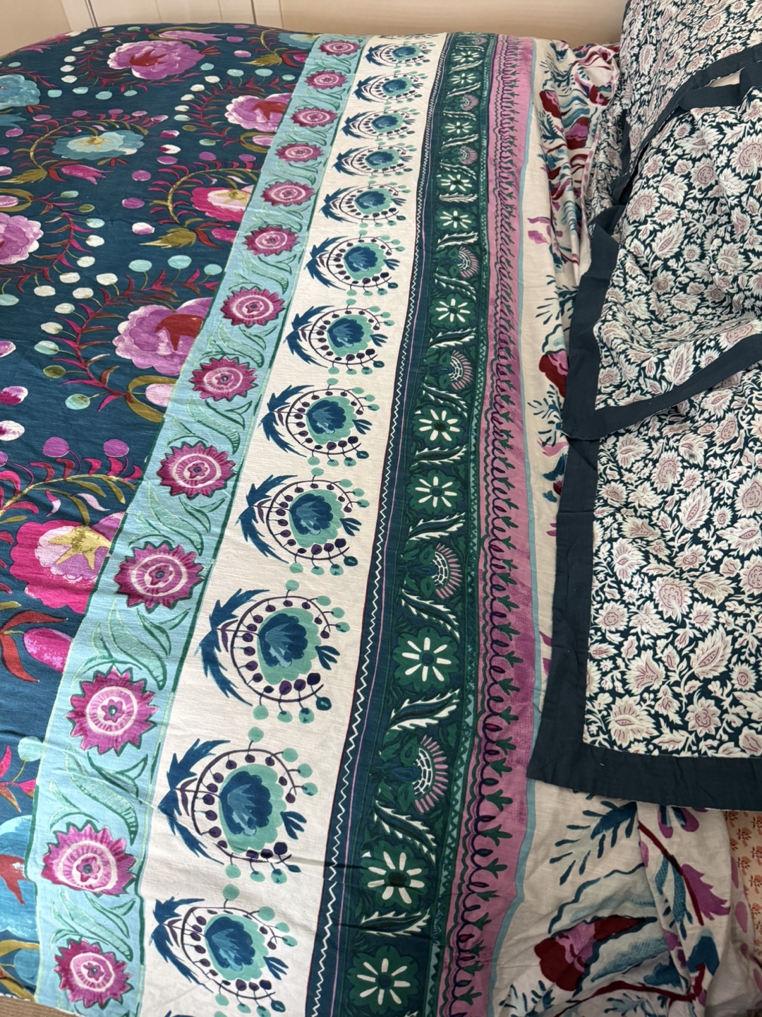 Anthropologie Floral king duvet and Pillow Shams (Set of 4) - photo 2