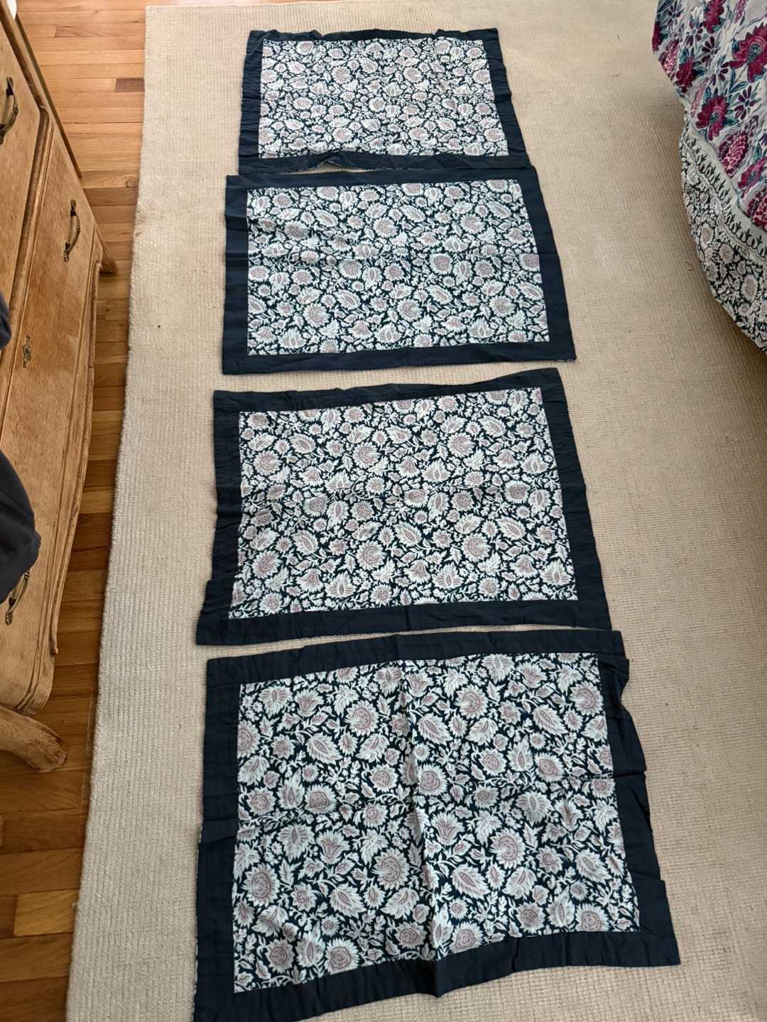 Anthropologie Floral king duvet and Pillow Shams (Set of 4) - photo 4