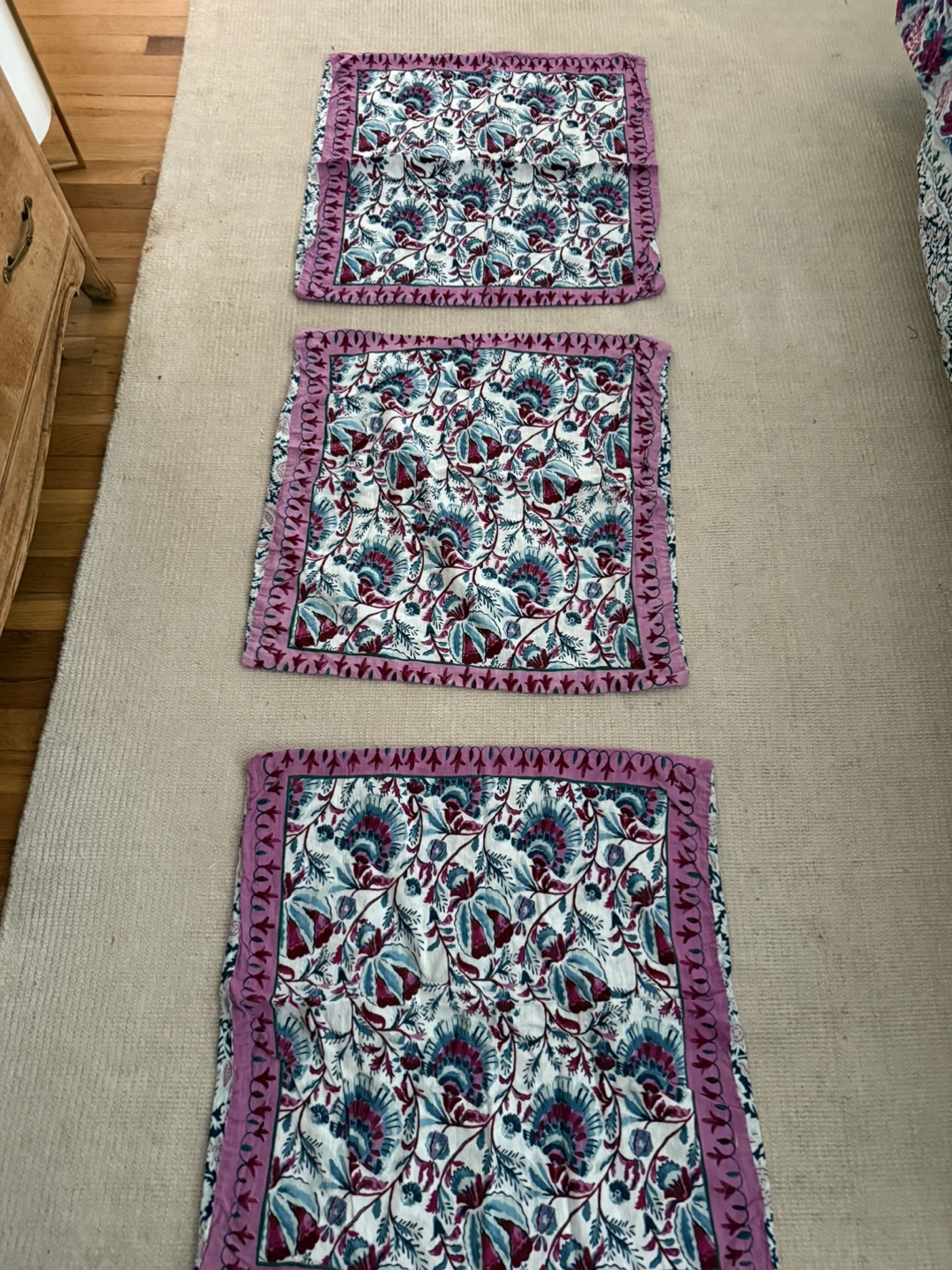 Anthropologie Floral king duvet and Pillow Shams (Set of 4) - photo 3