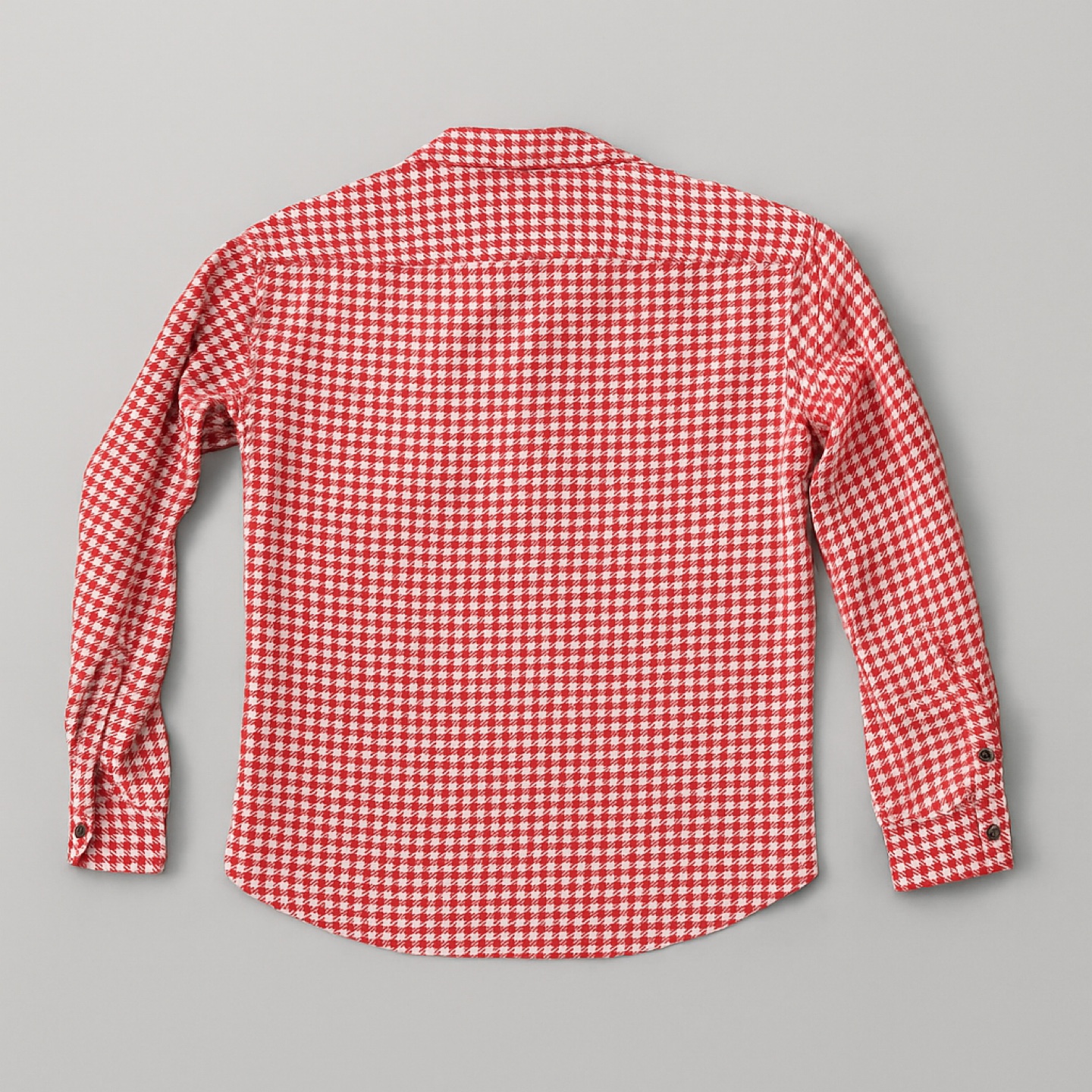 Red Checkered Long Sleeve Shirt - photo 3